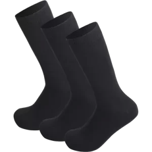 3 schwarze Bambus Socken
