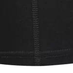 Nahaufnahme: Naht einer schwarzen Unterhose