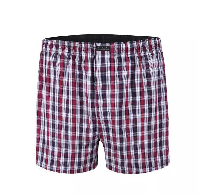 Boxershorts mit rotem Karo-Muster
