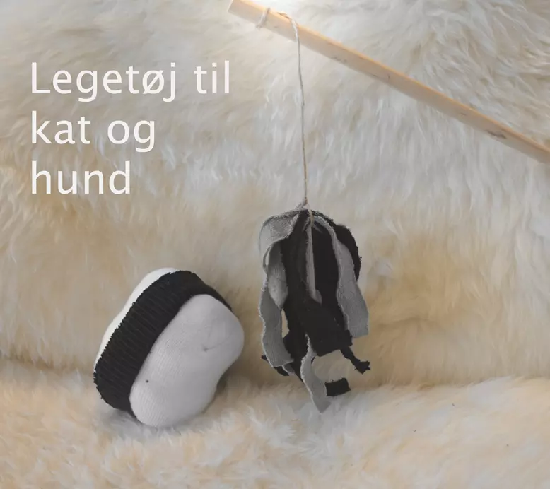 Spielzeug für Haustiere aus alten Socken.