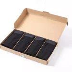 Geöffnete Verpackung mit 4 langen Bambus Unterhosen