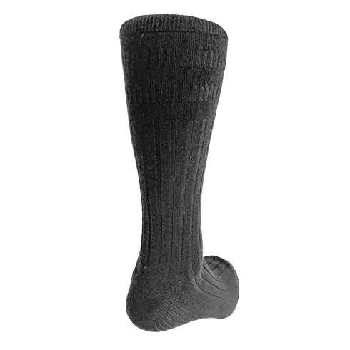 Wollsocken, Aufnahme der Rückseite.